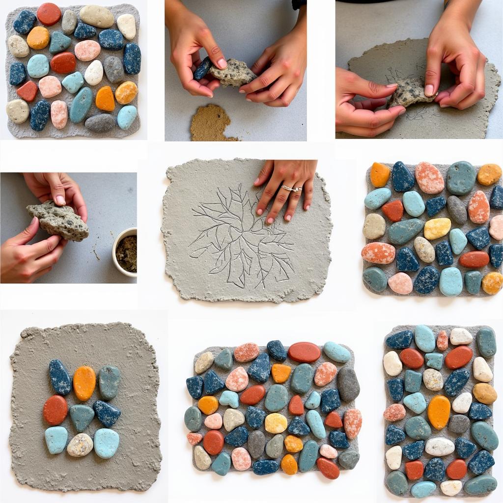 Creating Stone Mosaic Process