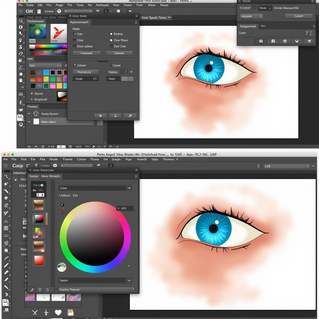 Creating Unique Eye Art with Digital Software