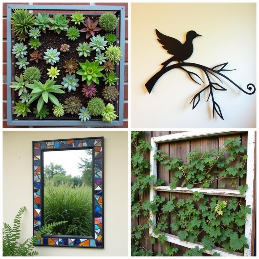 Creative Ideas for Outdoor Wall Art in Gardens