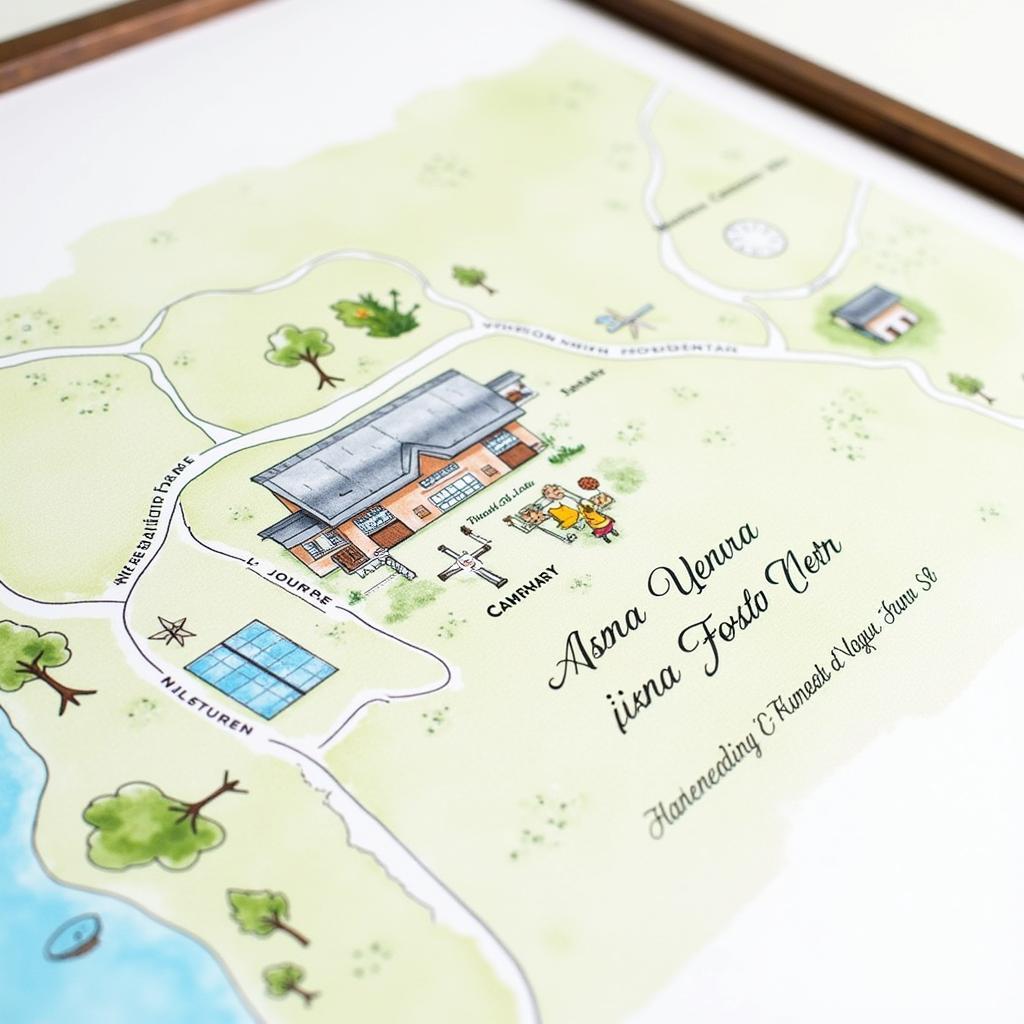 Custom Art Map Wedding Gift: A Personalized Present