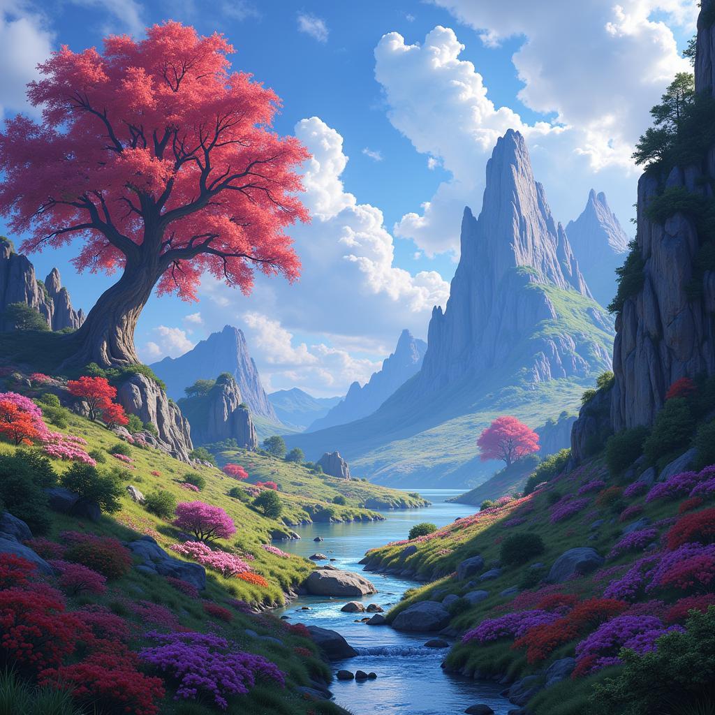 Cyllene Full Art Fantasy Landscape