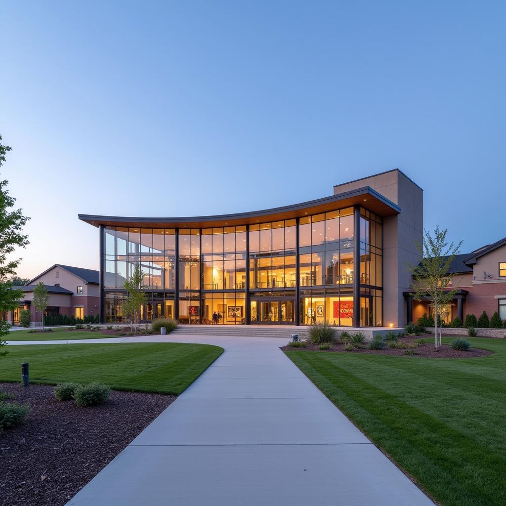 Exterior view of David H Thompson Performing Arts Center