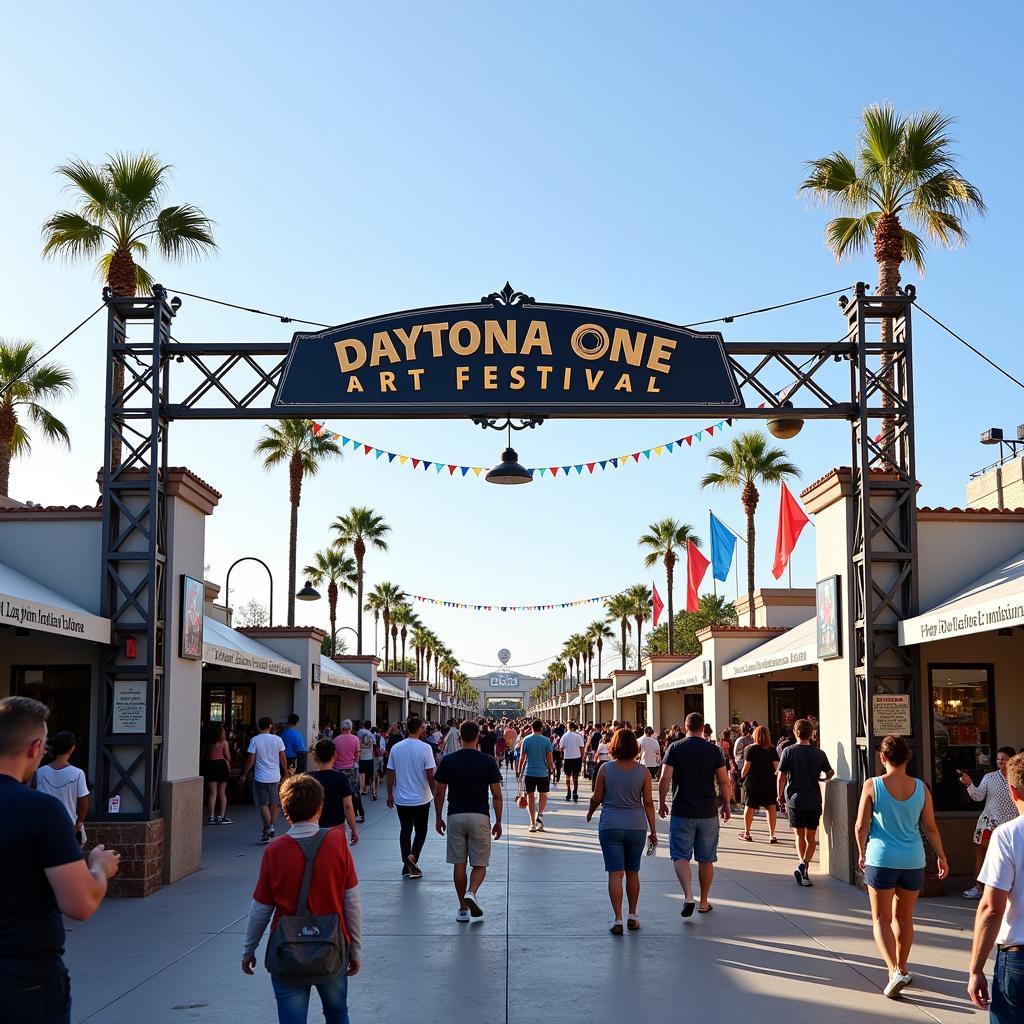 Daytona One Art Festival Main Entrance