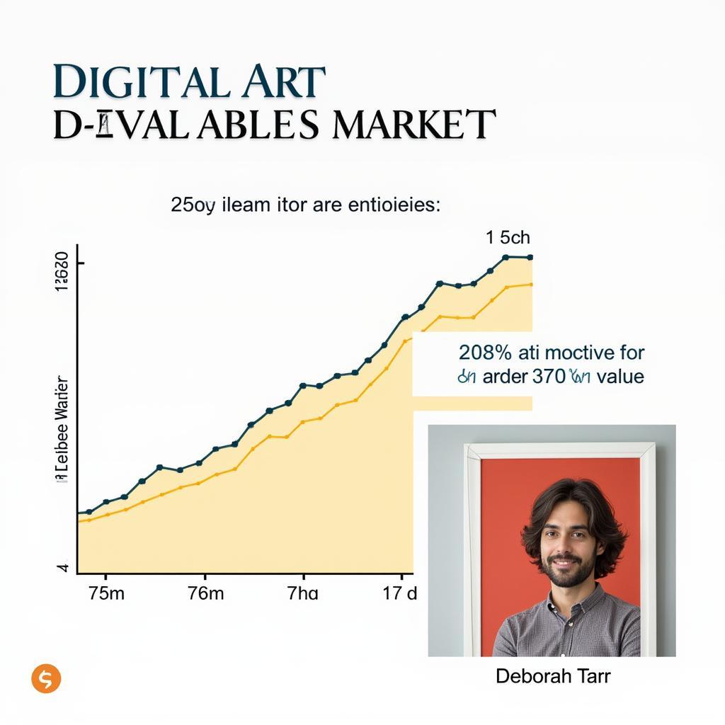 Deborah Tarr artwork as a potential investment in the growing digital art market