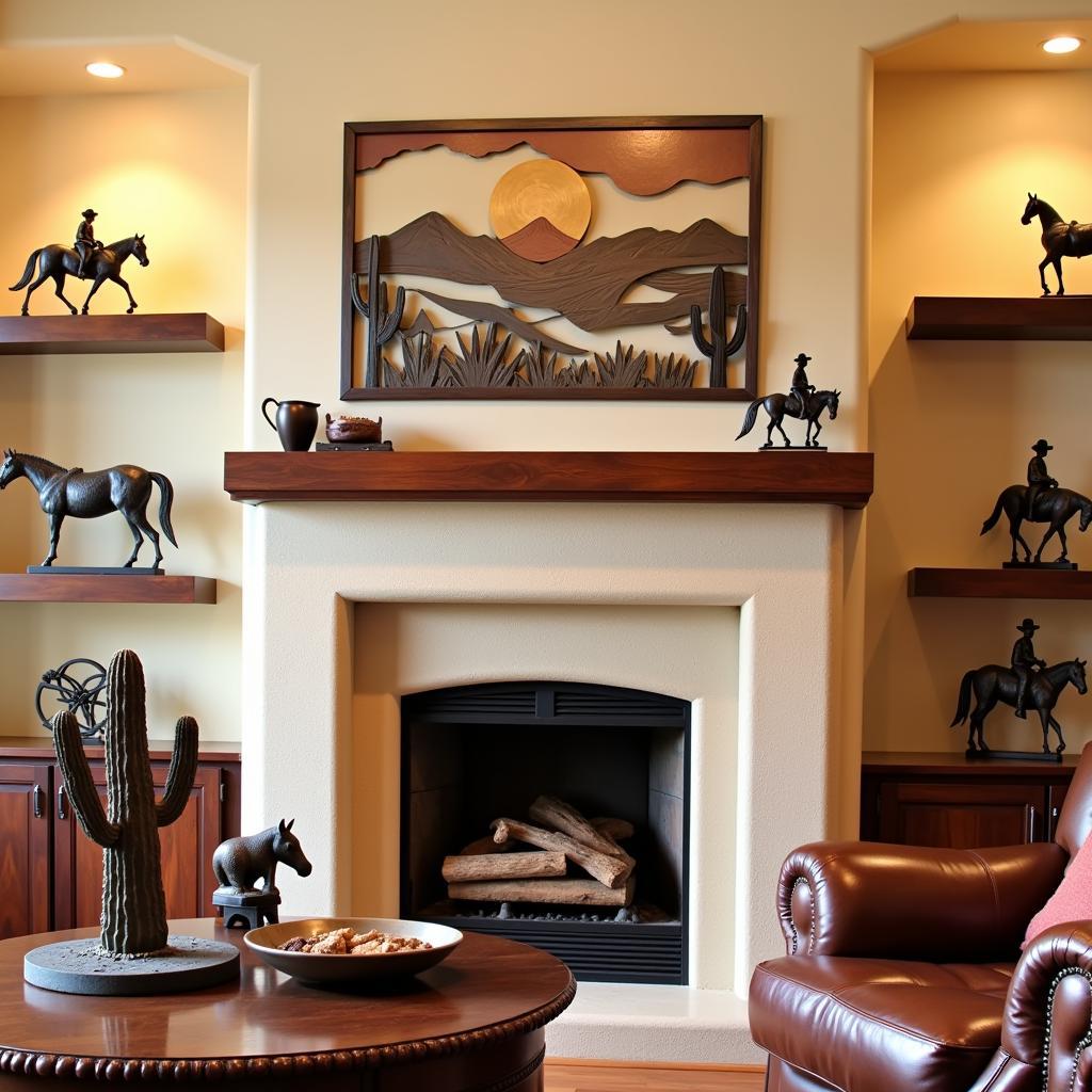 Decorating with Western Metal Art