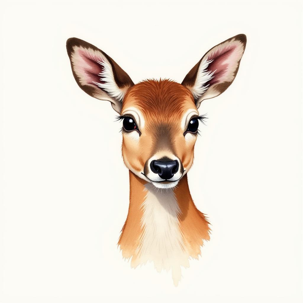 Deer Art Painting: Watercolor Techniques