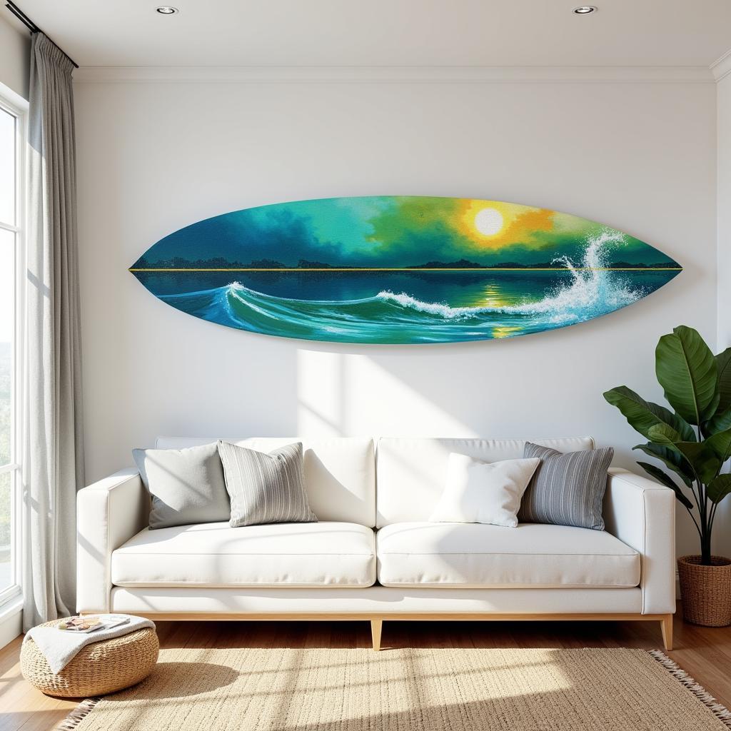 Designer Surfboard Wall Art: Ride the Wave of Coastal Style