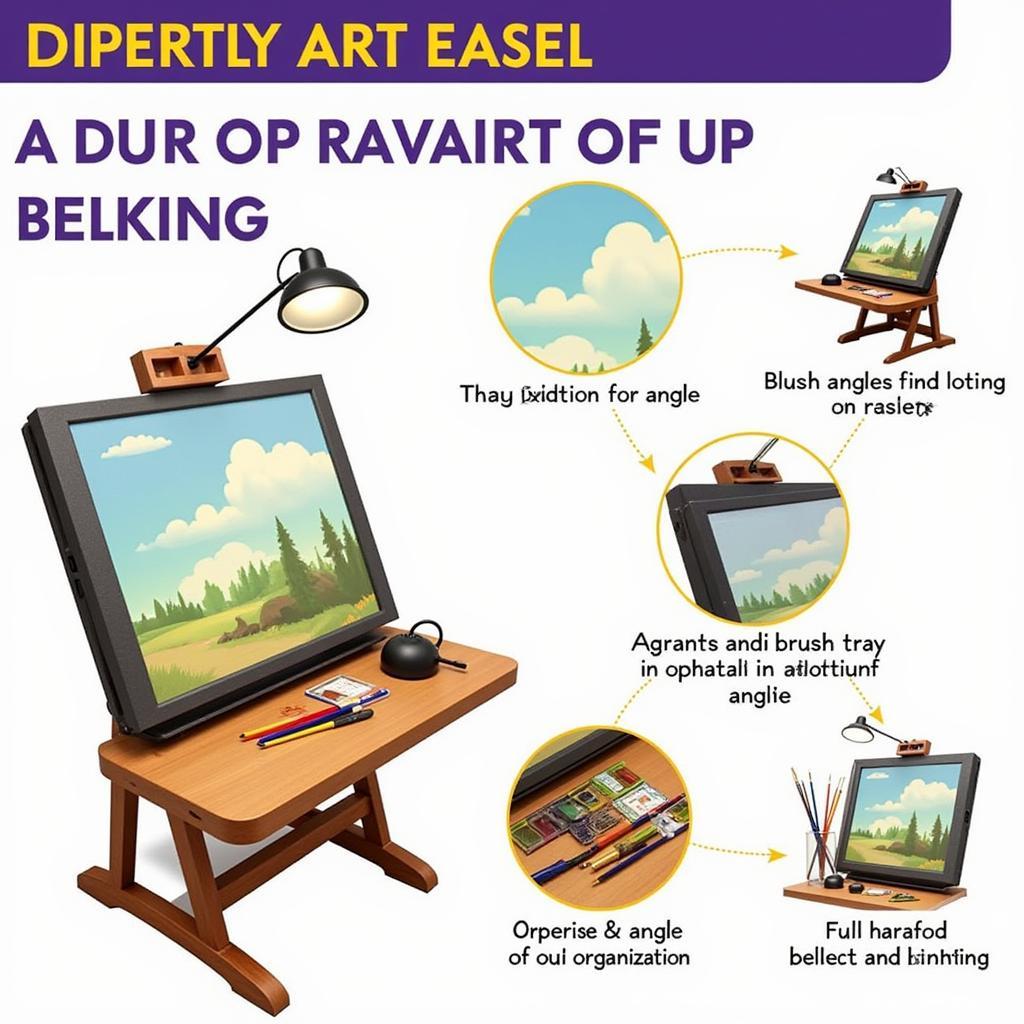 Setting Up a Desktop Art Easel