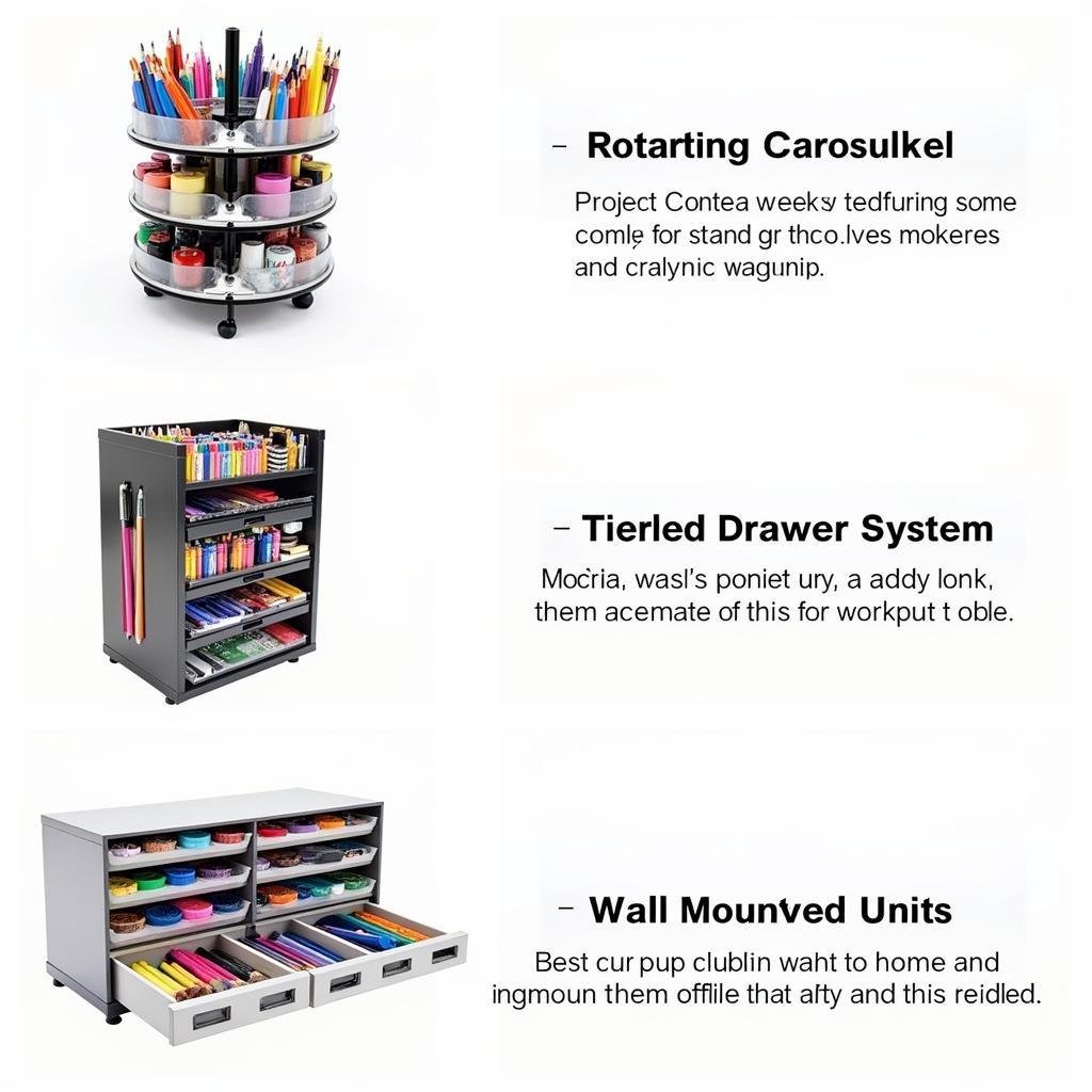 Comparing Different Desktop Art Supply Organizers