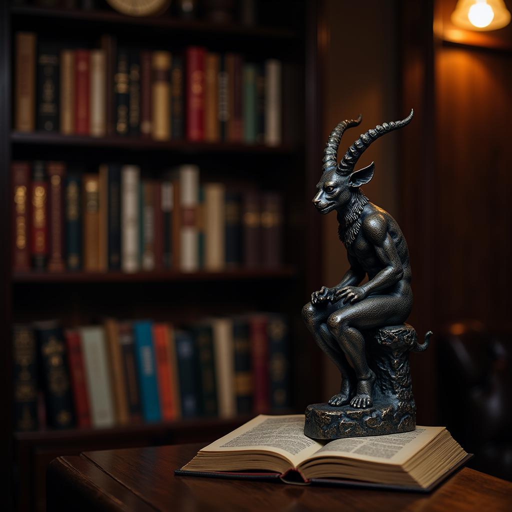 Devil Wall Art Baphomet Statue