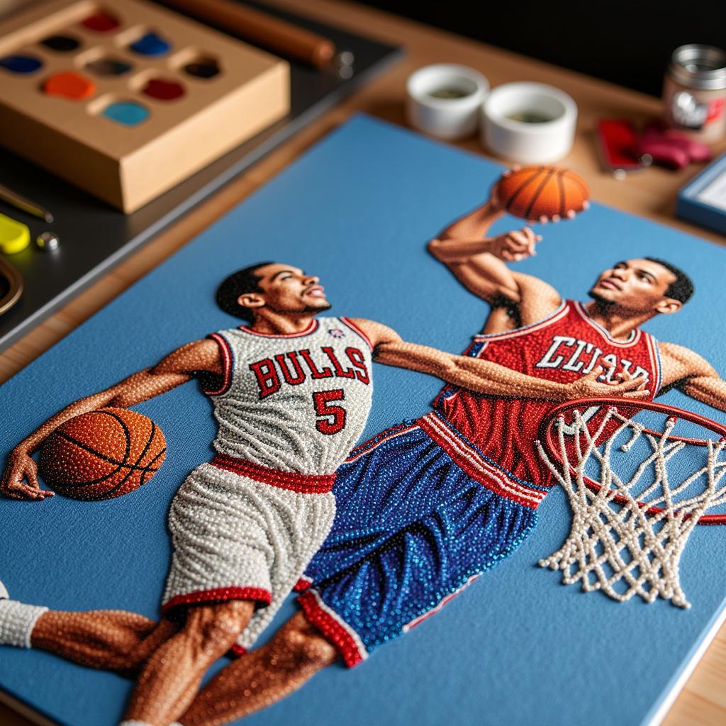 Diamond Art Basketball Kit