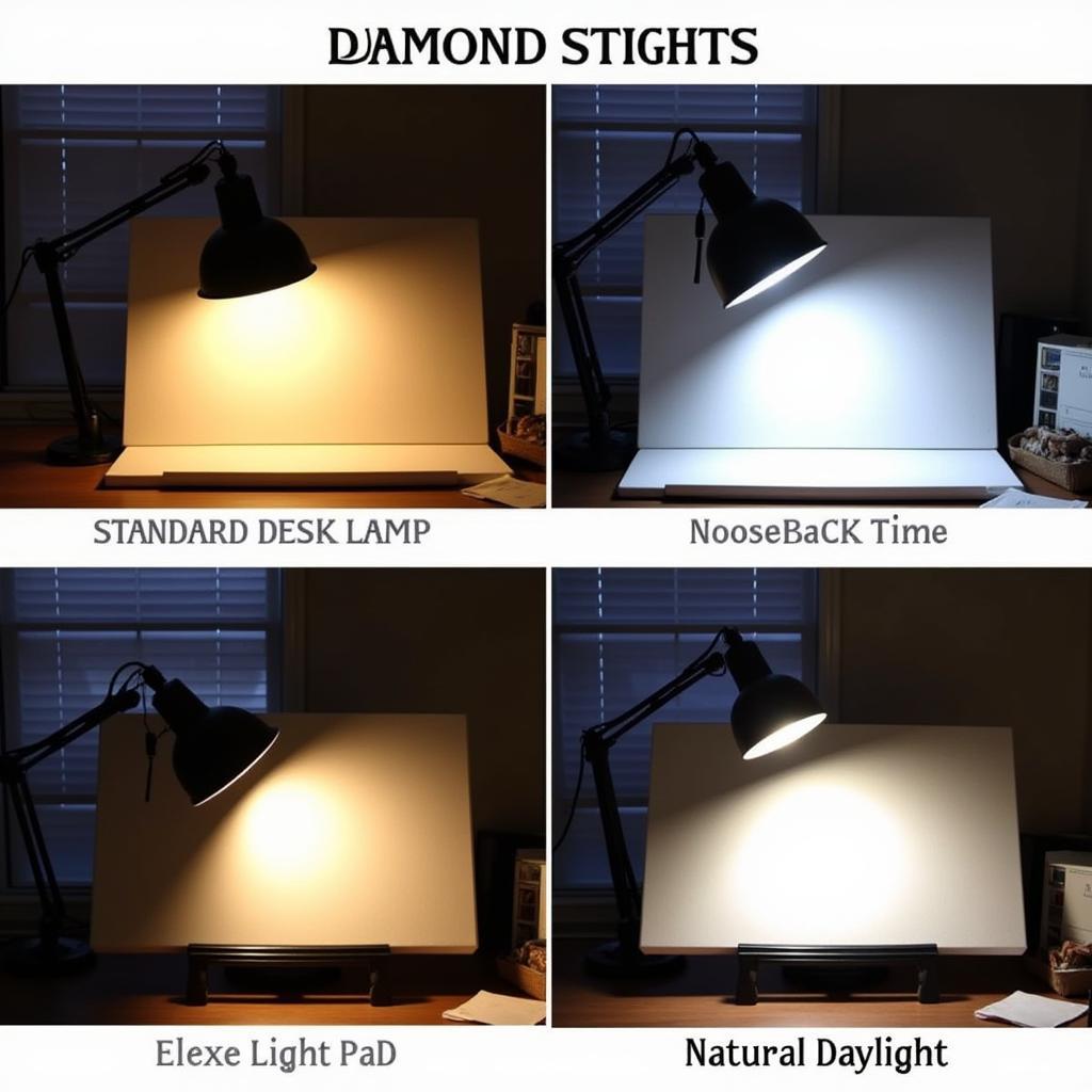 Different Light Sources for Diamond Art