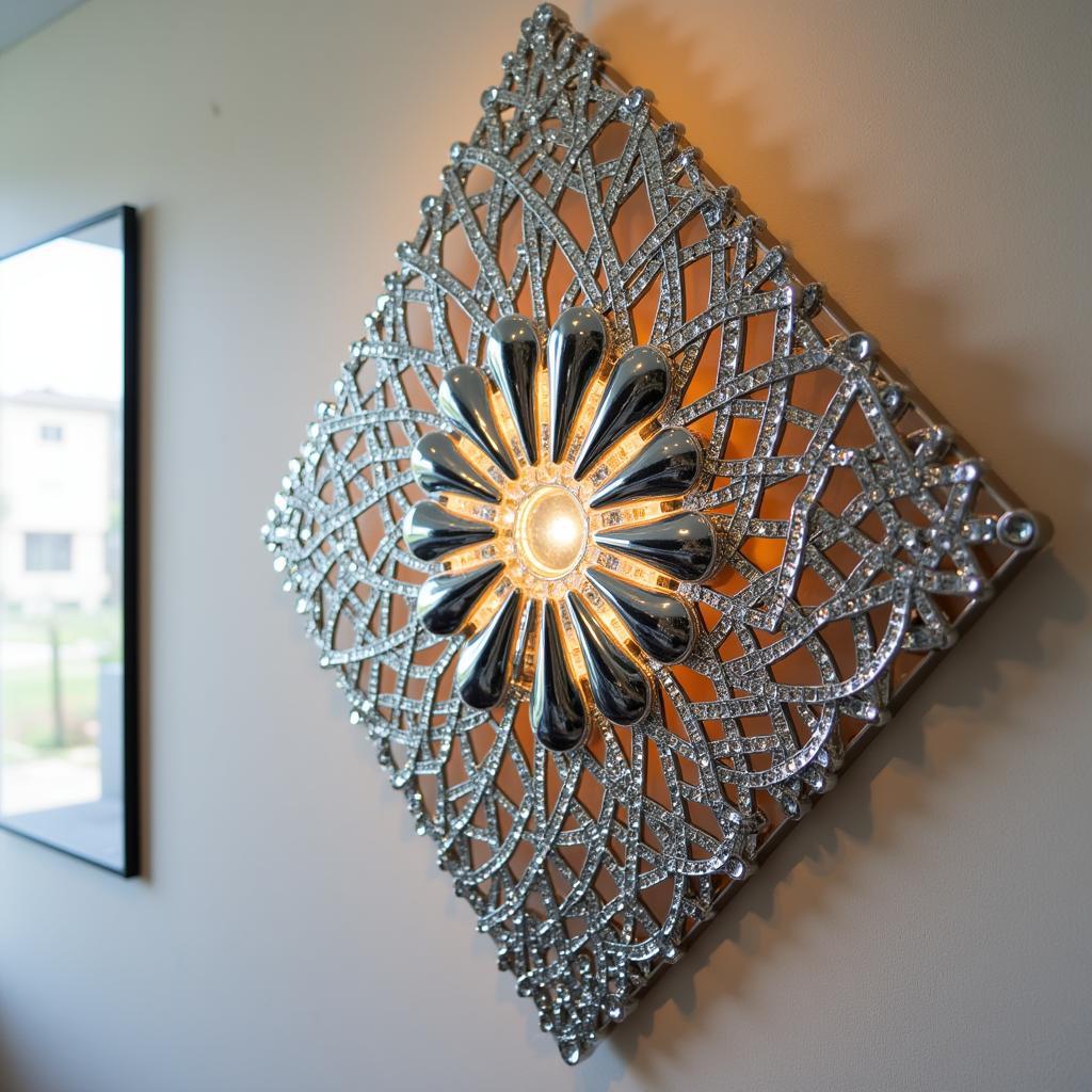 Diamond Wall Art Featuring Geometric Designs