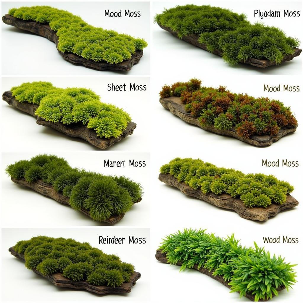 Different Moss Types Used in Framed Wall Art