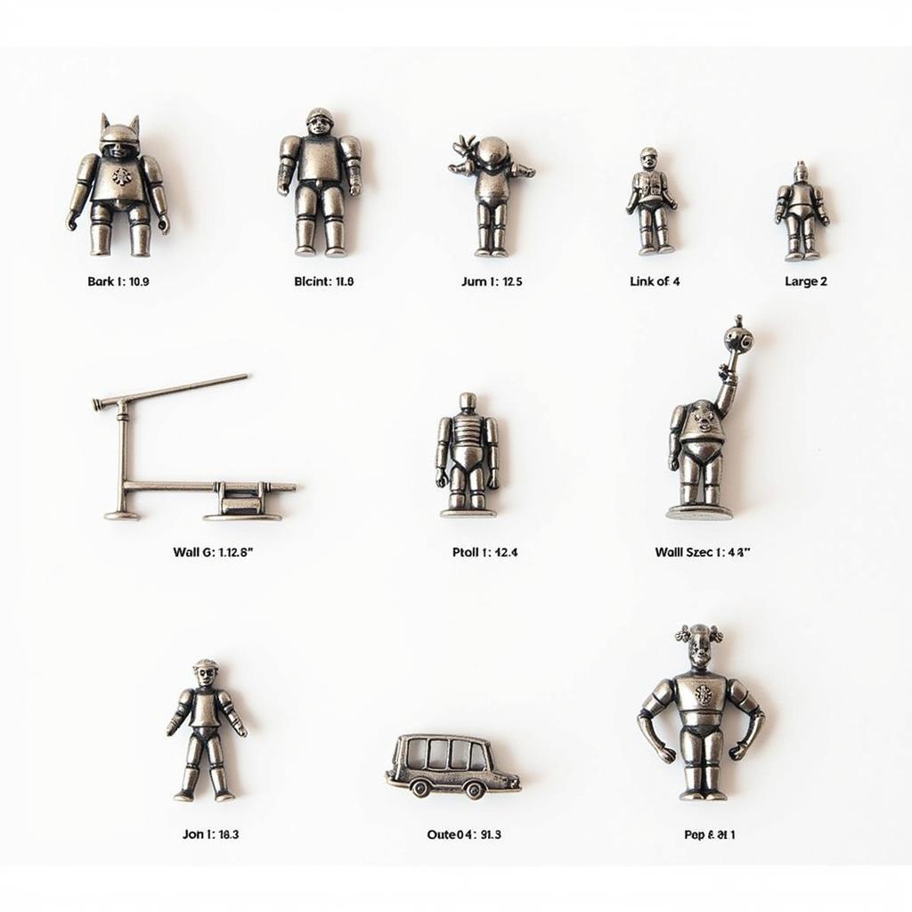 Various Sizes of 3D Metal Pin Art Toys