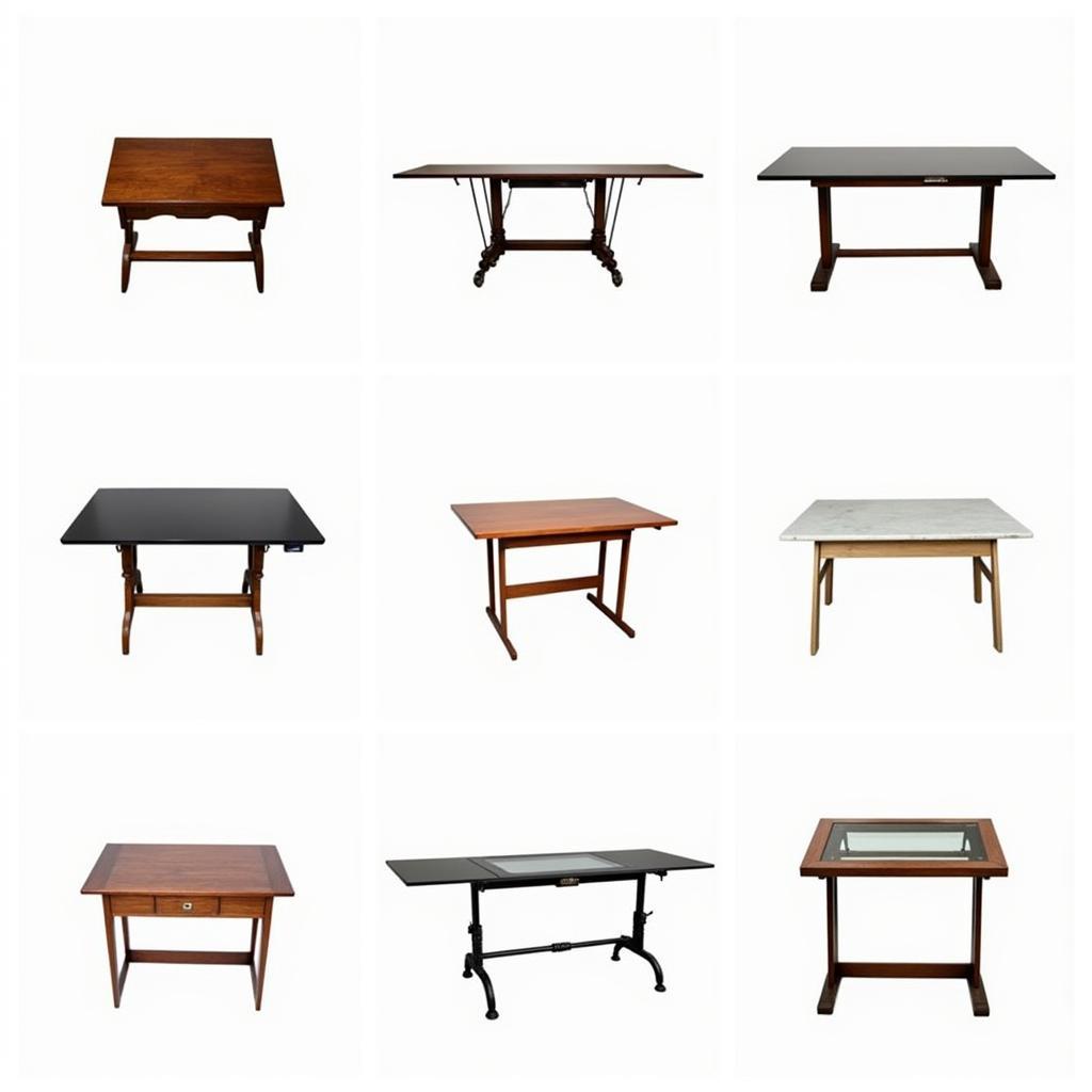 Various Art Desk Drafting Table Styles