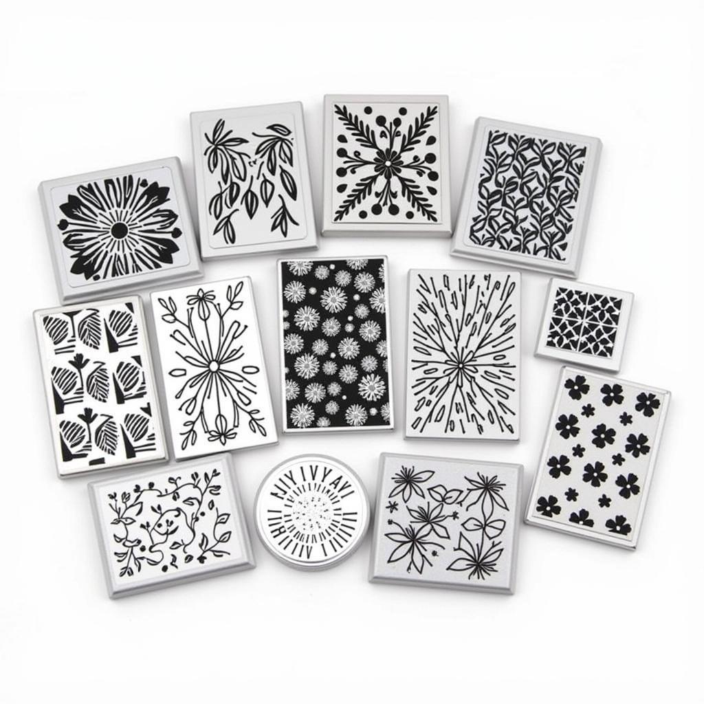 Various Types of Stamping Plates for Nail Art