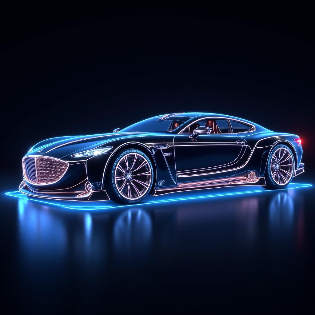 Digital Art Inspired by Car Design