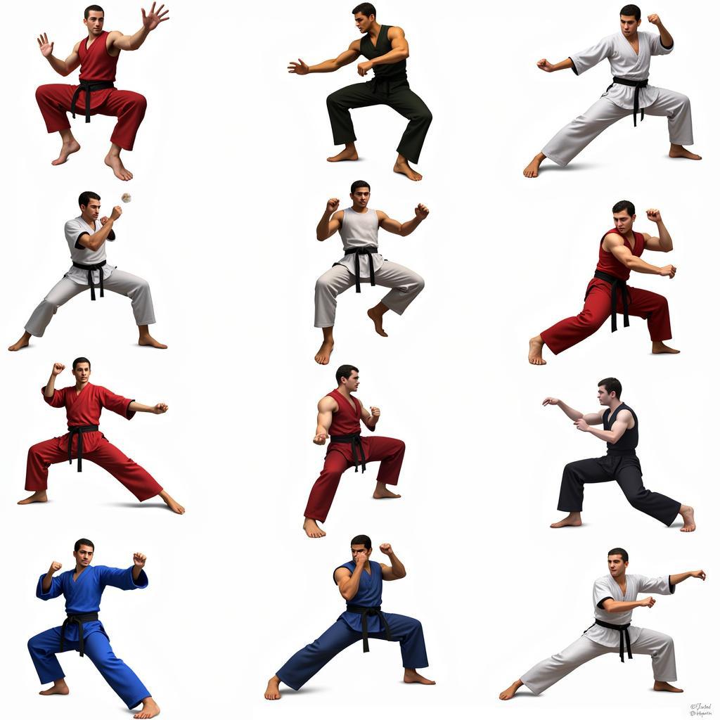 Digital Art Techniques for Martial Arts Figures