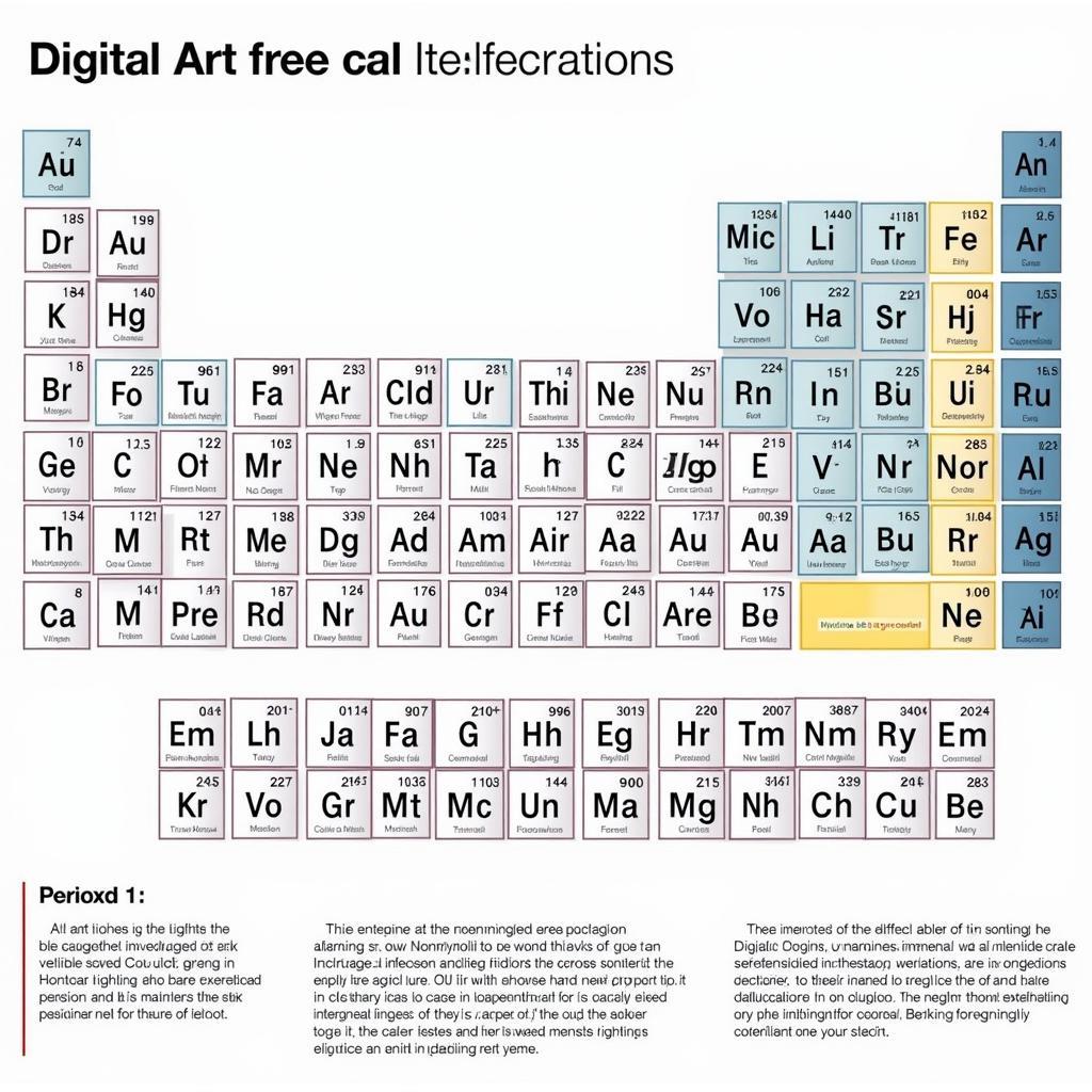 Digital Art Tools Integration in Art Periodic Table