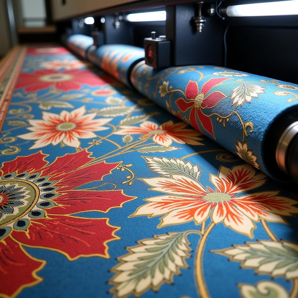 Digital Carpet Printing Process