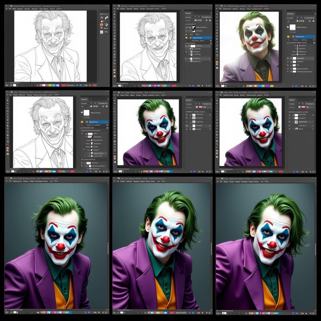 Digital Joker Cover Art Creation Process