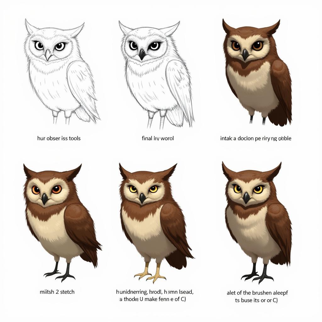 Creating Lebo Art Owls Digitally