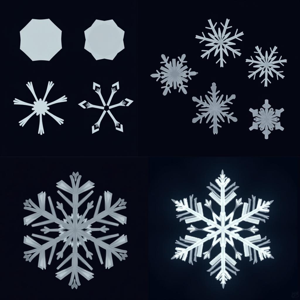 Digital Snowflake Creation Tutorial