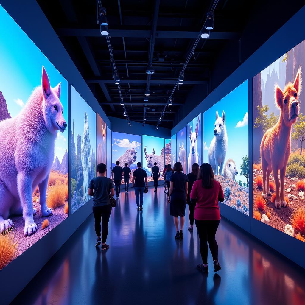 Digital Zoo Monica Animal Art Gallery