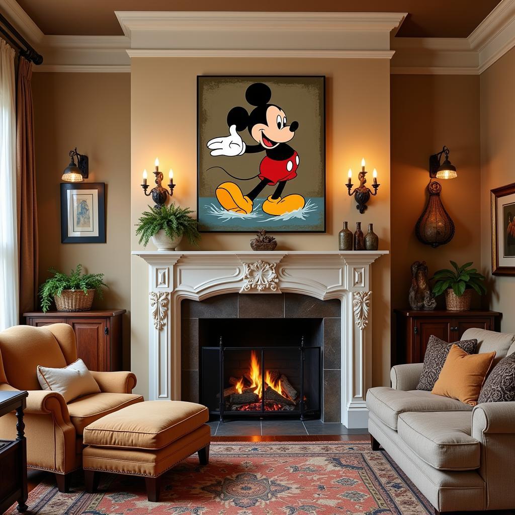 Disney Canvas Wall Art Living Room Decor