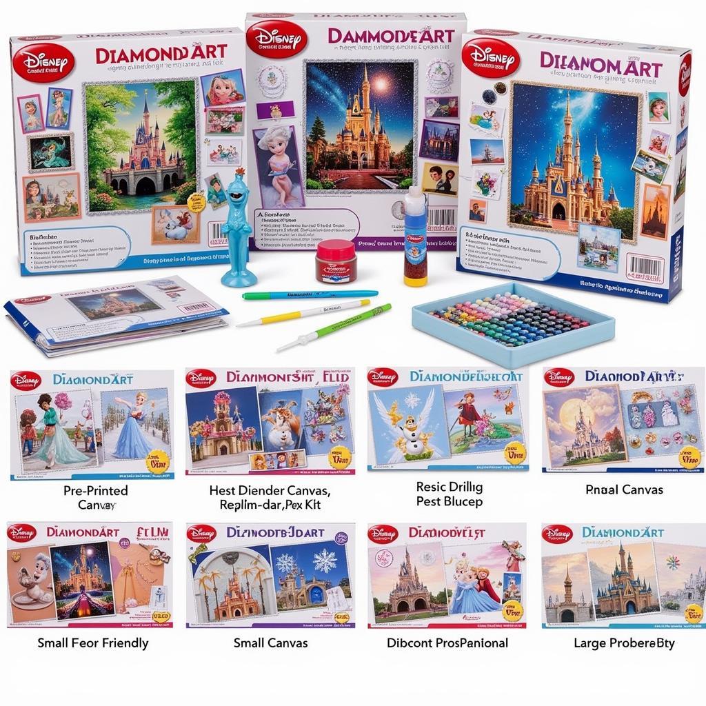 Disney Diamond Art Kits for Beginners and Experienced Crafters