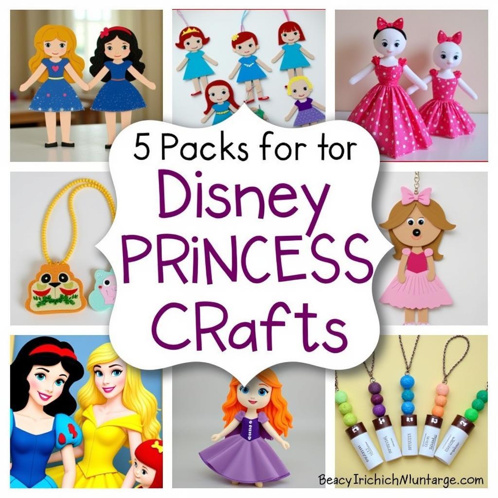 Disney Princess Craft Ideas for Kids and Adults