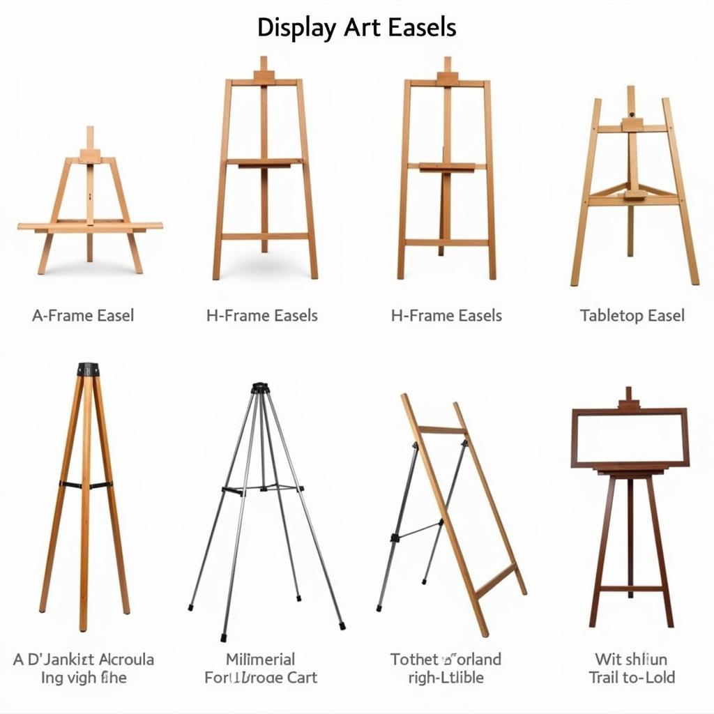 Different Types of Display Art Easels