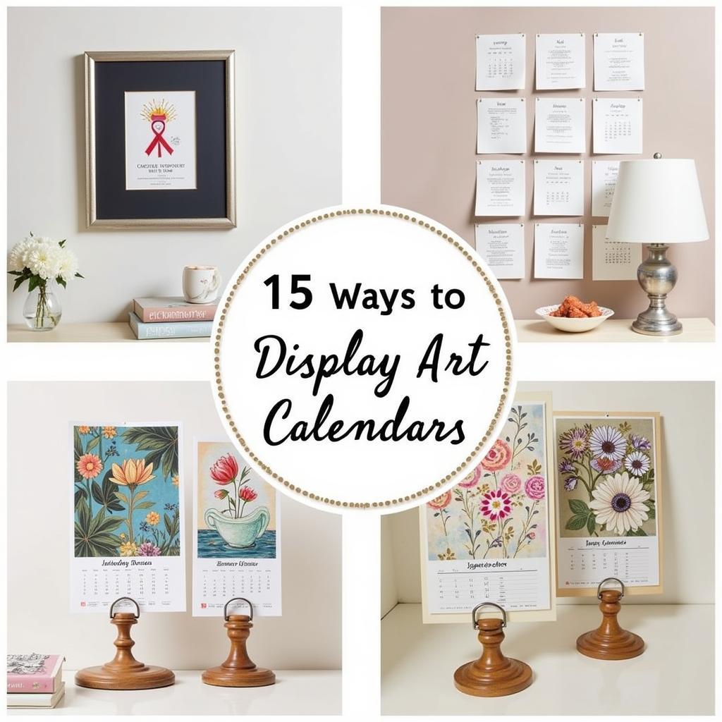 Creative Ways to Display Art Calendars