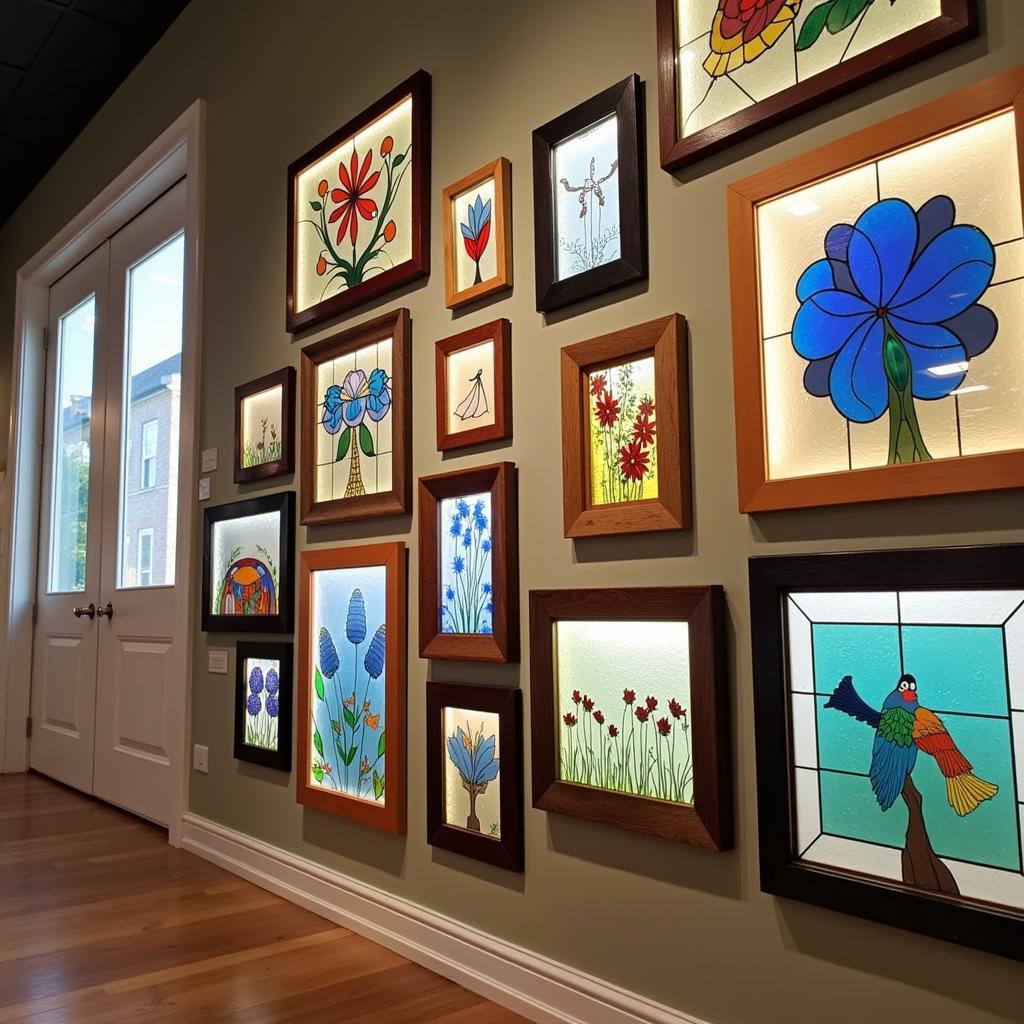 Displaying Glass Art Frames in a Gallery Setting