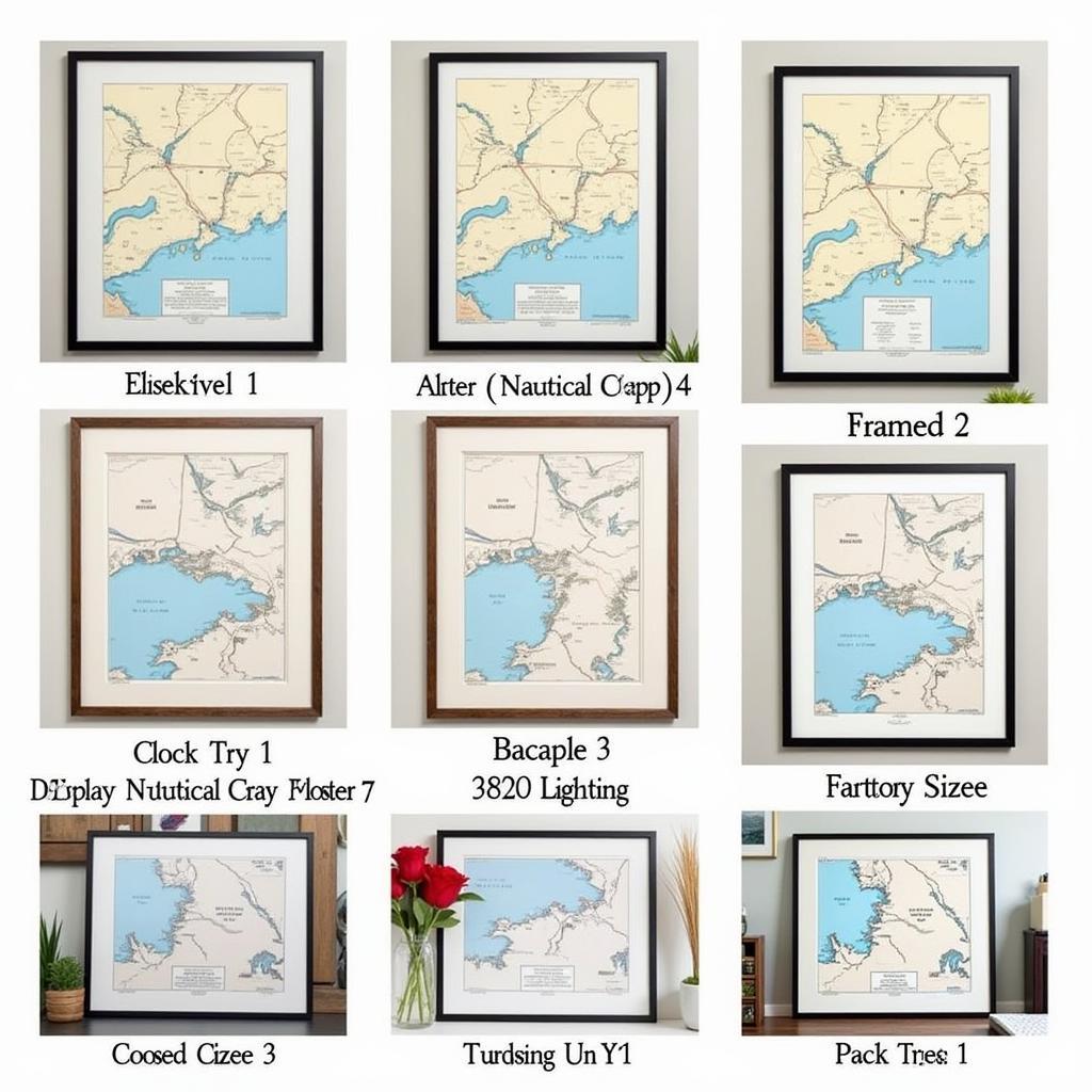 Different Ways to Display Nautical Chart Art