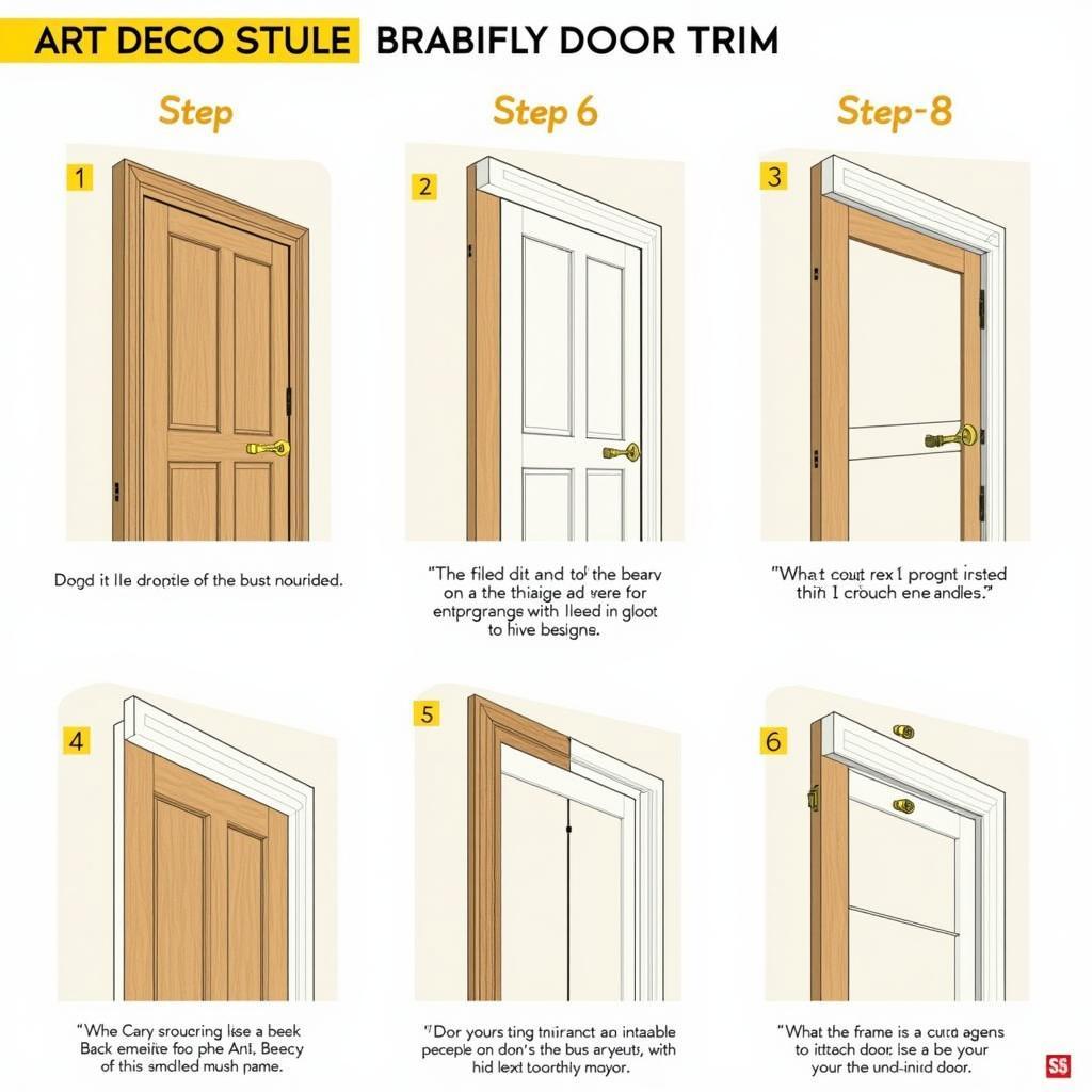 DIY Art Deco Door Trim Installation