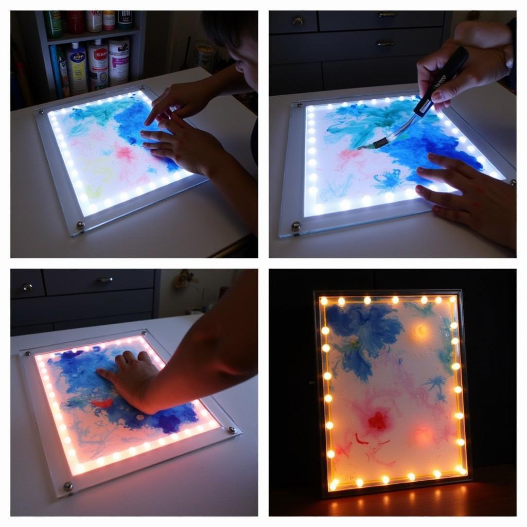 DIY Backlit Art