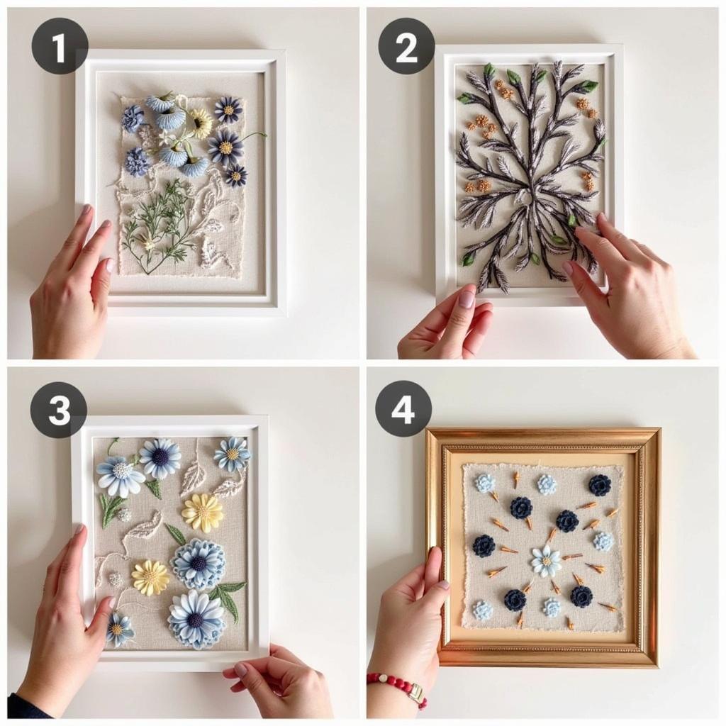 Step-by-step guide to creating DIY fabric wall art