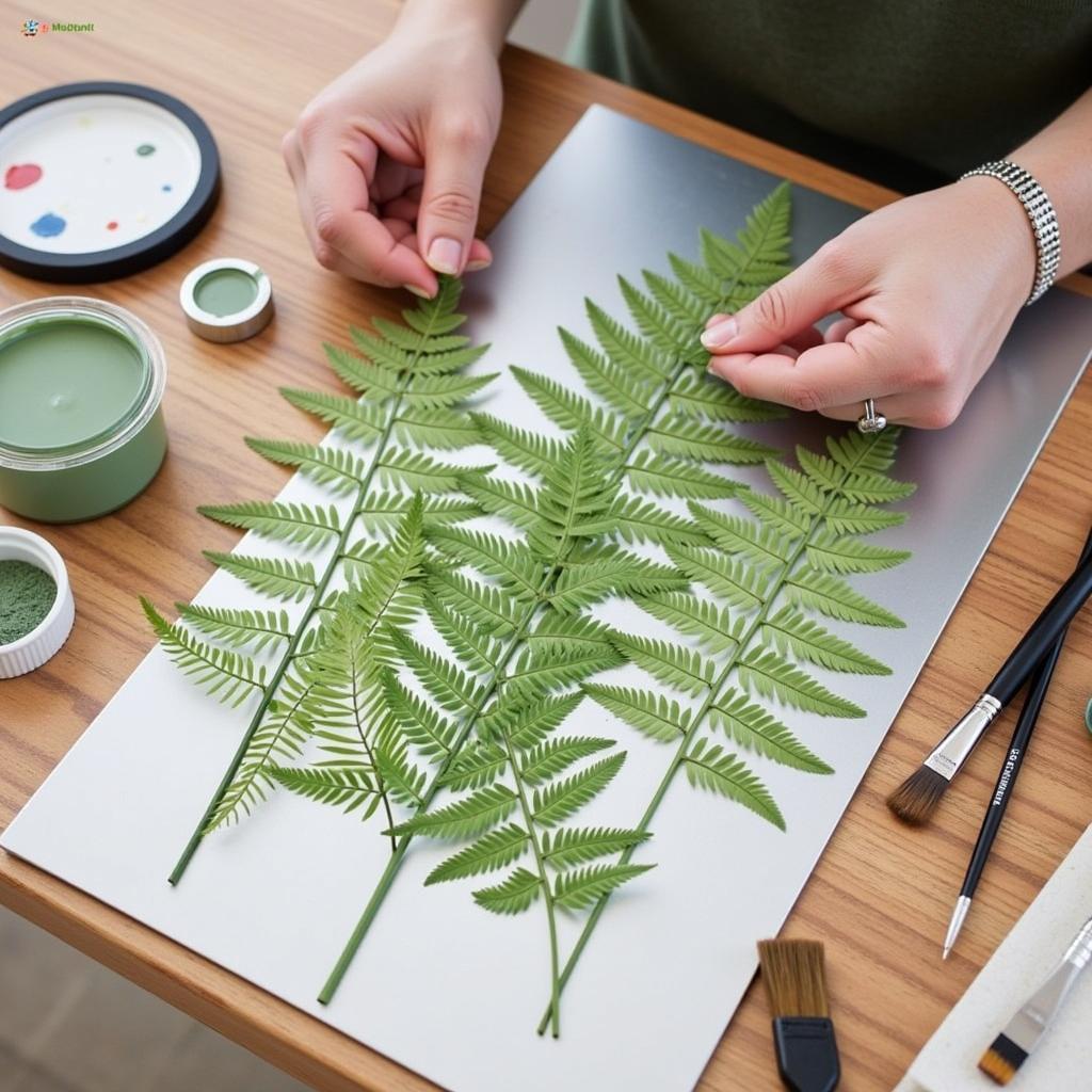 DIY Fern Metal Wall Art Project