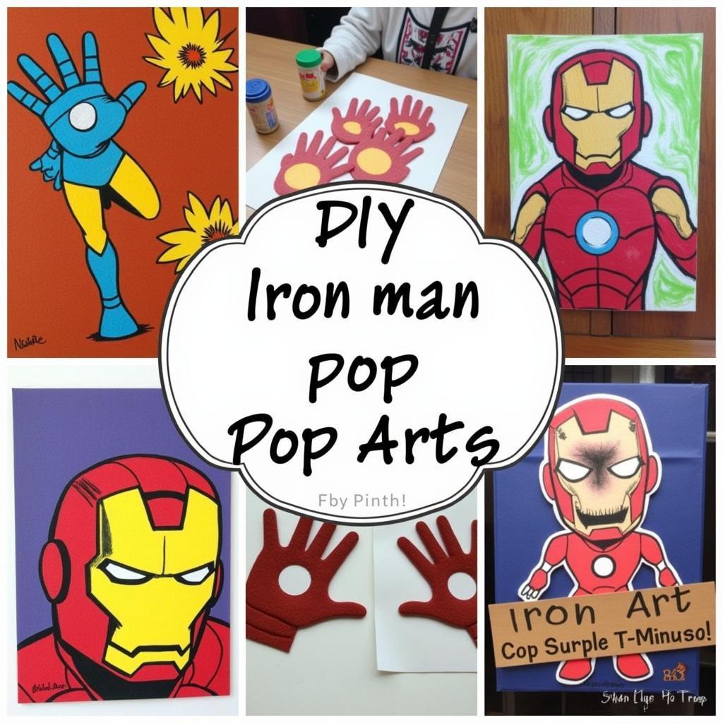 Creating DIY Iron Man Pop Art