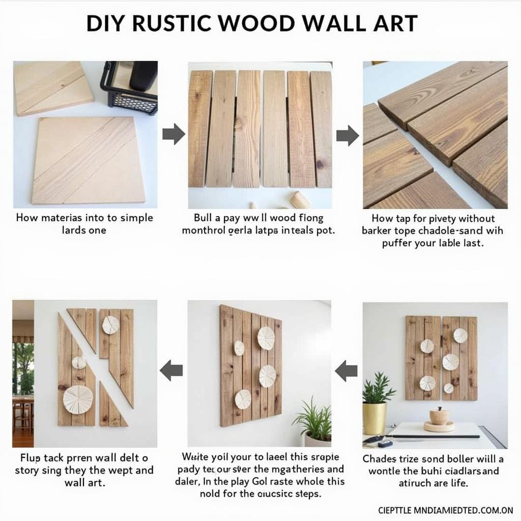 DIY Rustic Wood Wall Art Project