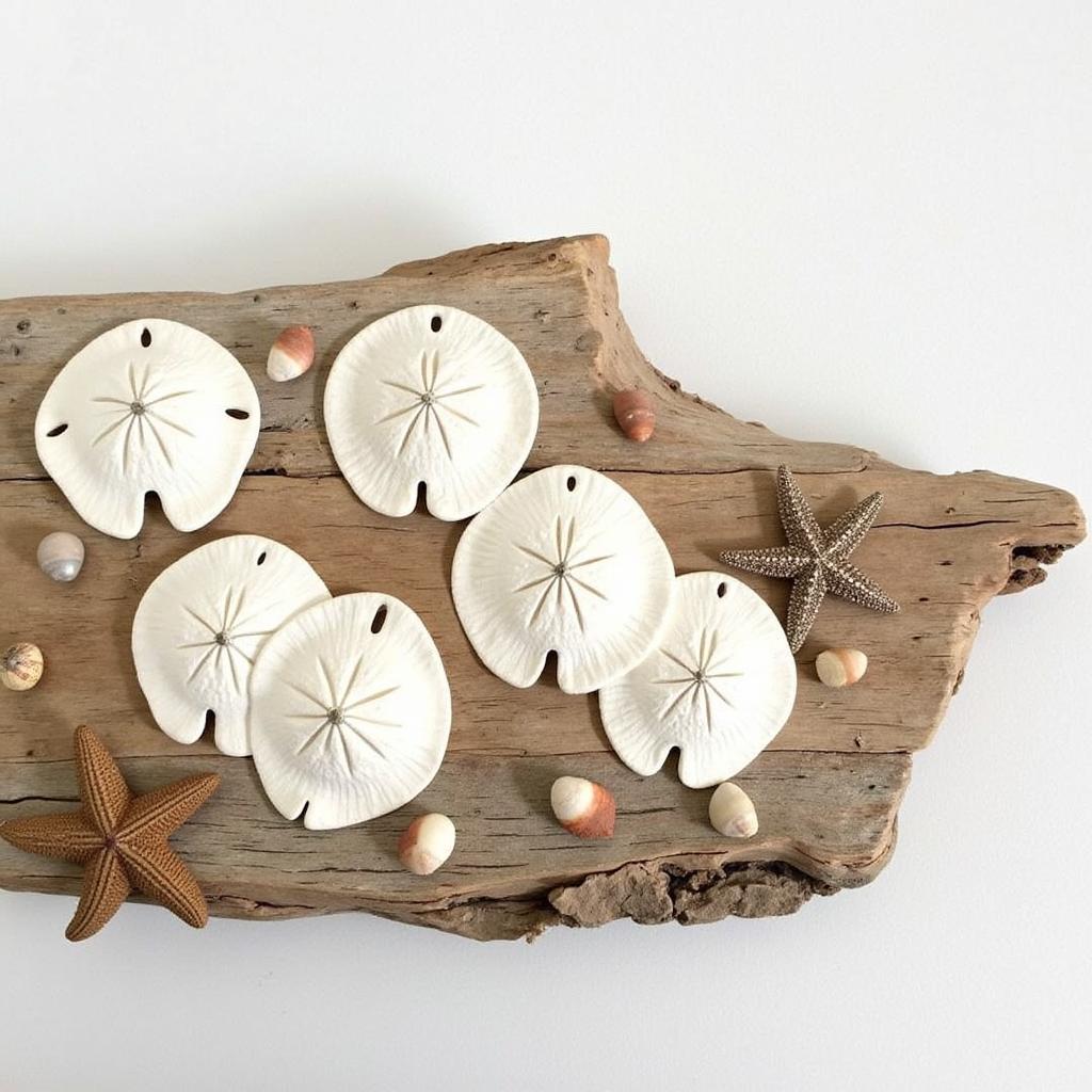 DIY Sand Dollar Wall Art Coastal Decor