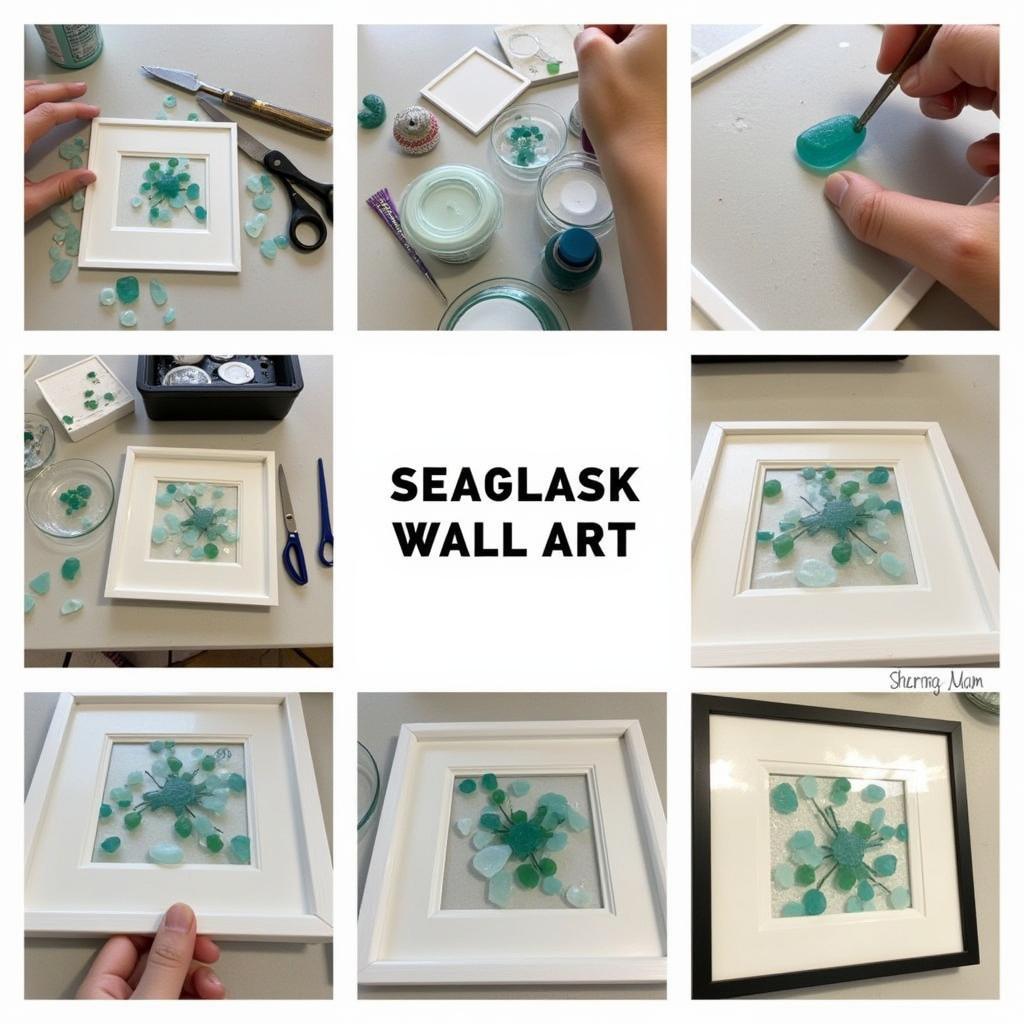 DIY Seaglass Wall Art Project Step-by-Step Guide