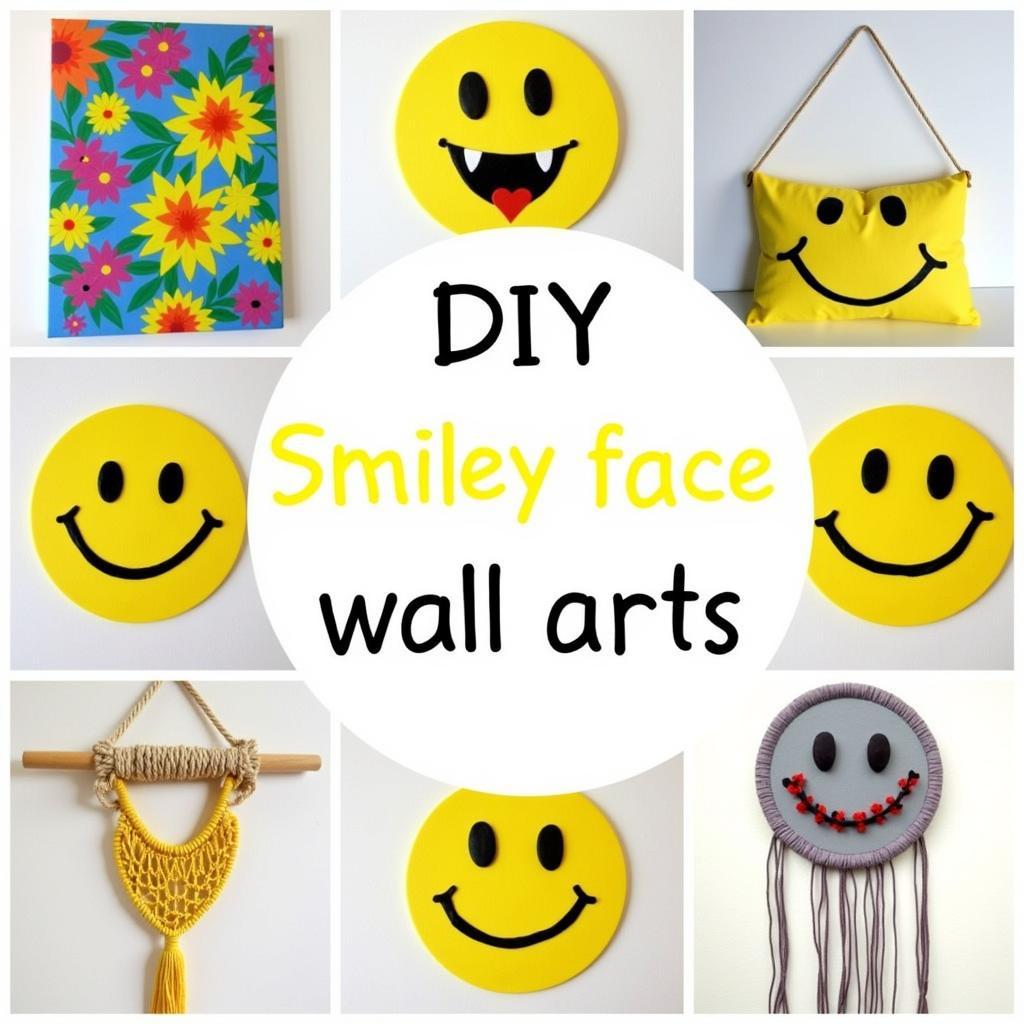 DIY Smiley Face Wall Art Ideas