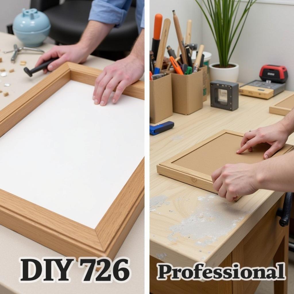 DIY vs. Professional Canvas Art Framing