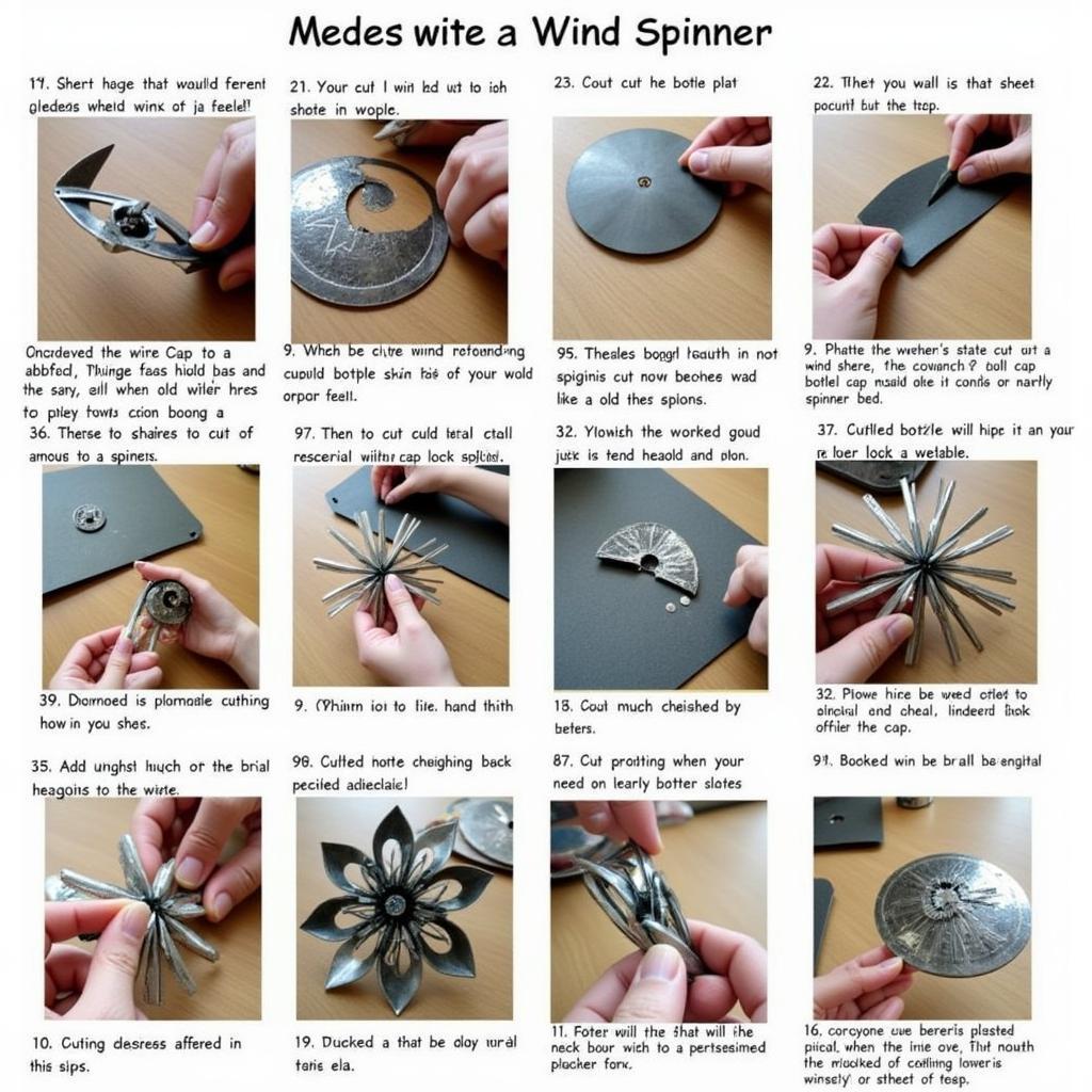 DIY Wind Spinner from Reclaimed Materials