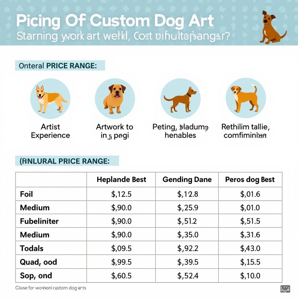 Pricing for Custom Dog Art: Factors Influencing Cost