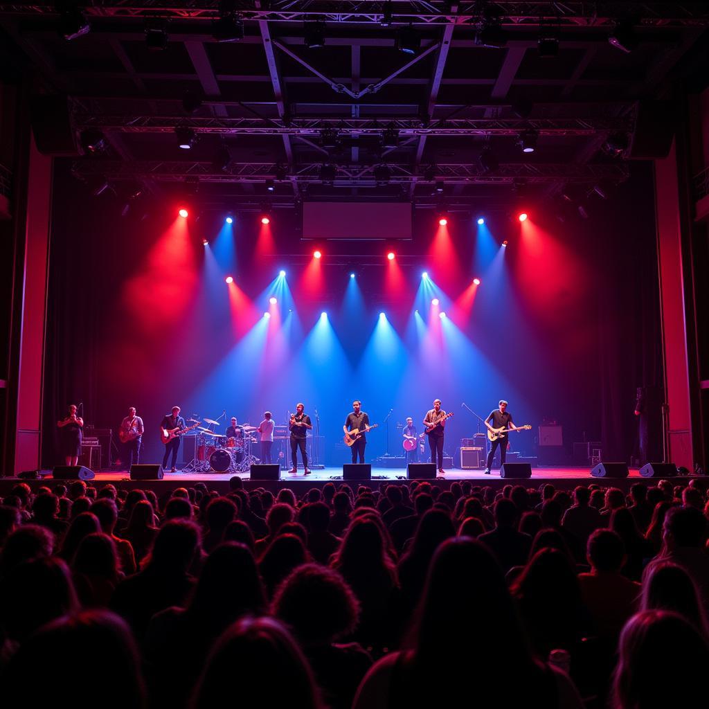 A captivating performance taking place on the stage of the Dolan Performing Arts Center.