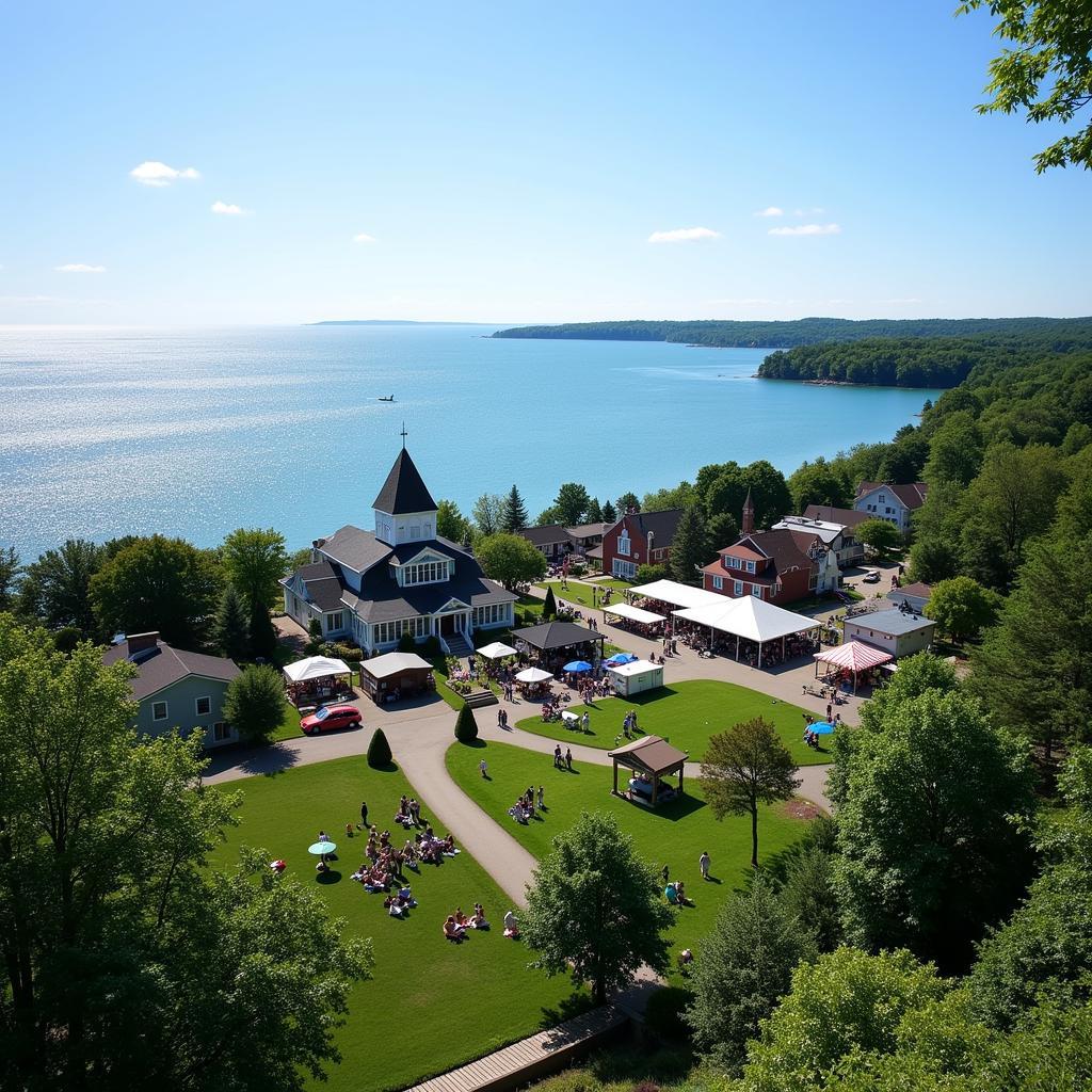 Scenic View of Door County during the Festival of Fine Arts